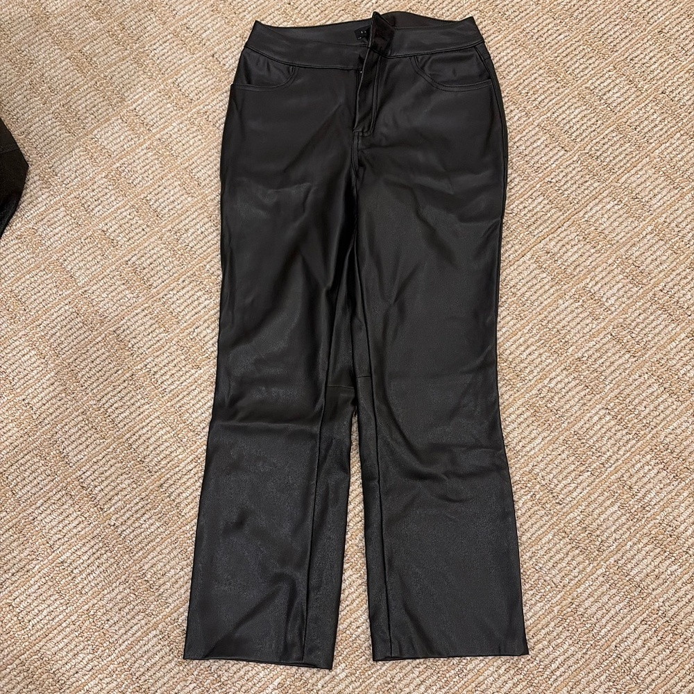 Faux leather pants - size 24